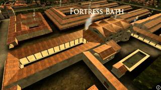 Animation of ancient Roman Fort in Caerleon Wales [upl. by Leohcin722]