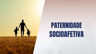 Paternidade socioafetiva [upl. by Gordan]