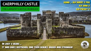 Caerphilly Castle  The Largest in Wales 2nd in Britain [upl. by Uohk818]