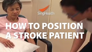 How To Position A Stroke Patient [upl. by Yoccm812]