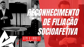 DIREITO DE FAMÍLIA Reconhecimento de filiação socioafetiva [upl. by Huai]