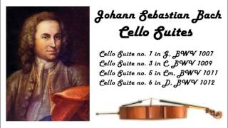 Johann Sebastian Bach  Cello suites in 432 Hz great for reading or studying [upl. by Ayvid]